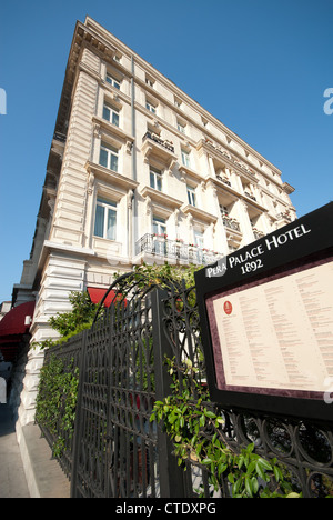 ISTANBUL, TURKEY. The historic Pera Palas Hotel in the Beyoglu district of the city. 2012. Stock Photo