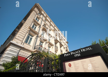 ISTANBUL, TURKEY. The historic Pera Palas Hotel in the Beyoglu district of the city. 2012. Stock Photo