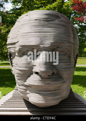 Arthur Fiedler sculpture, Boston Stock Photo