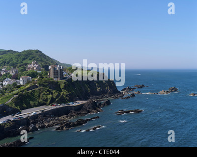 dh North Devonshire coastline ILFRACOMBE DEVON View from Capstone Hill coast line uk Stock Photo