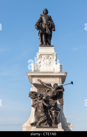 Samuel de Champlain, Quebec City Stock Photo