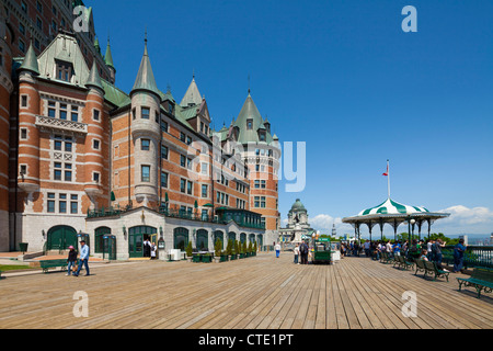 Terrasse Dufferin terrace, Quebec City Stock Photo