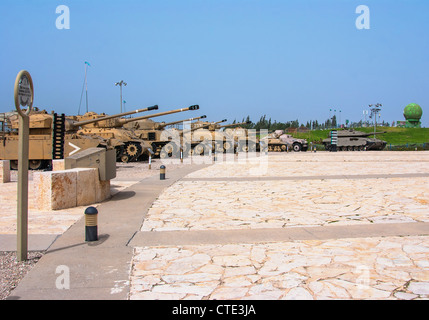 Memorial and the Armored Corps Museum in Latrun, Israel Stock Photo