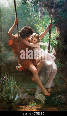 Springtime  1873  by Pierre-Auguste Cot French France 1837–1883 Paris Stock Photo