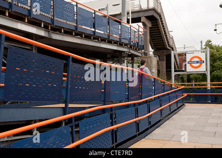 Hackney Wick Station. London, UK. Close to Olympic stadium London 2012. Stock Photo