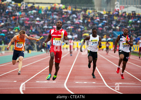 Men's 4x100m relay race, AVIVA London Athletics Grand Prix 2012 Stock Photo