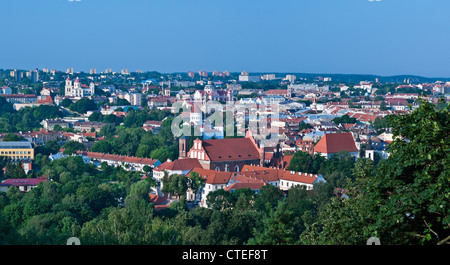 Vilnius city view Lithuania Stock Photo