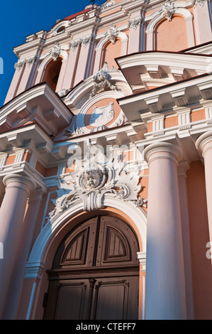 Jesuit Church of St Casimir Vilnius Lithuania Stock Photo