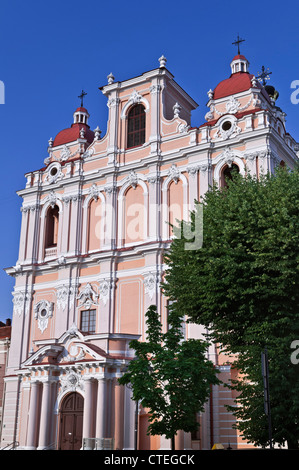 Jesuit Church of St Casimir Vilnius Lithuania Stock Photo