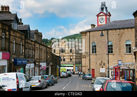 Marsden West Yorkshire, UK main street Stock Photo - Alamy