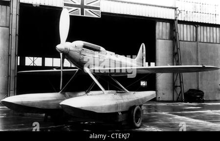 Schneider Trophy Race 1931. The Supermarine Rolls-Royce Seaplane S.6.B ...