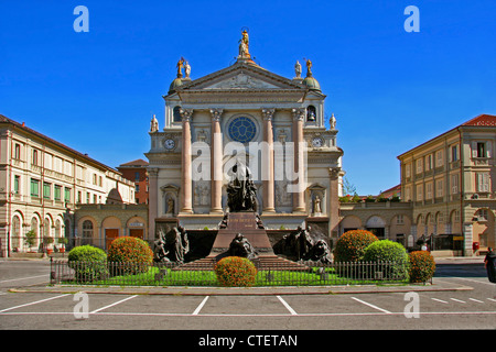 The Basilica of Our Lady Help of Christians in Turin. Stock Photo