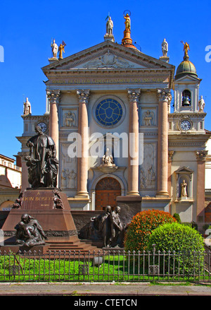 The Basilica of Our Lady Help of Christians in Turin. Stock Photo