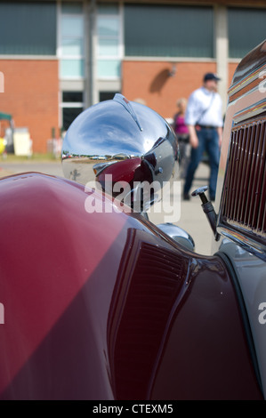 A fragment of the car Ford Model 48 Special (V8) Stock Photo