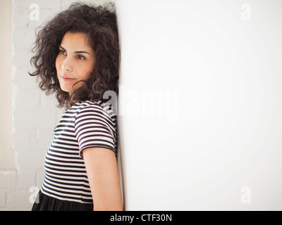 Portrait of beautiful young woman Stock Photo