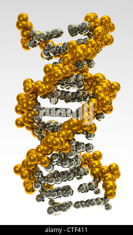 Digitally generated image of helix structure Stock Photo