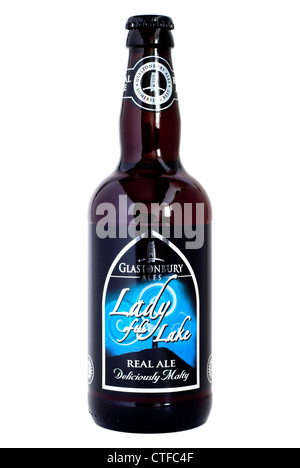 Glastonbury Ales Lady of the Lake bottled beer - current @ 2012. Stock Photo