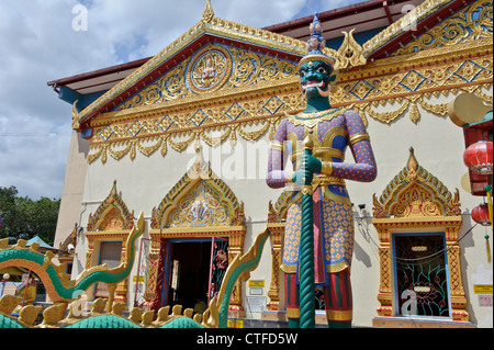 Wat Chayamangkalaram Thai Buddhist Temple, Georgetown, Penang, Malaysia. Stock Photo