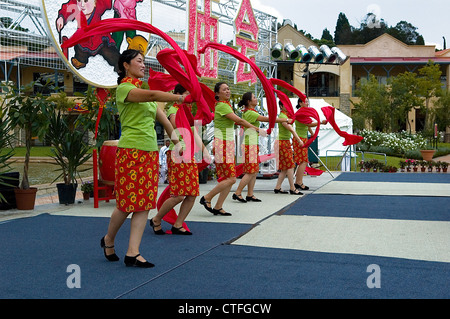 Dance at Chinese New Year Stock Photo