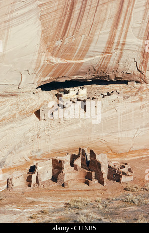 Photo of White House Ruins and petroglyphs at Canyon de Chelly National Monument, Arizona Stock Photo