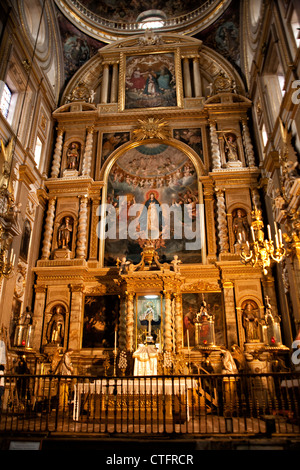 Catedral de Puebla, Puebla Cathedral, near the Zocalo, Puebla, Mexico Stock Photo