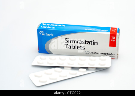 Simvastatin Tablets Statin For Reducing Blood Cholesterol And Risk Of 