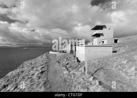 World War II Observation Towers on Orkney isles Stock Photo