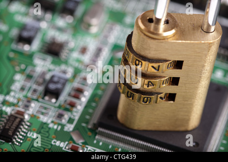 Internet and computer security Stock Photo