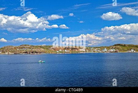 Twillingate in Newfoundland and Labrador Fishing Villages and Lighthouses on in Eastern Canada,East Coast;Canada;North America Stock Photo