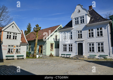 Sandviken Is A Traditional Neighbourhood Of Bergen, Norway Stock Photo ...