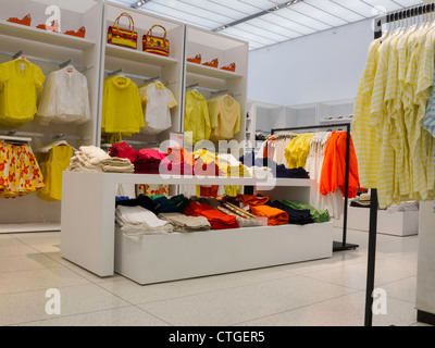 Joe Fresh Clothing Store Interior, NYC Stock Photo