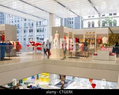 Joe Fresh Clothing Store Interior, NYC Stock Photo