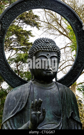 Buddha Statue, Japanese Tea Garden, Golden Gate Park, San Francisco, California, USA Stock Photo