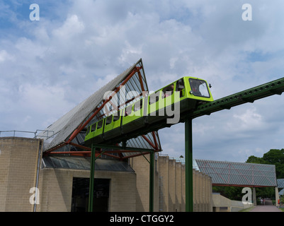 dh National Motor museum BEAULIEU HAMPSHIRE Monorail train coaches monorails uk rail Stock Photo