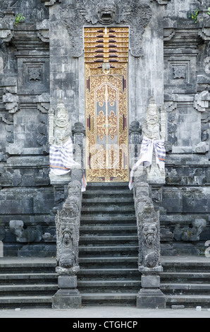 temple entrance door in bali indonesia Stock Photo