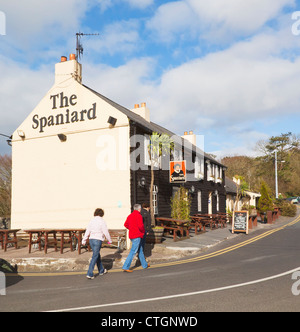 Kinsale, West Cork, Ireland. The Spaniard restaurant and bar. Stock Photo