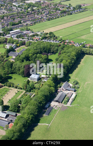 The Netherlands, 's-Graveland, Aerial. Rural estate Spanderswoud. Aerial Stock Photo