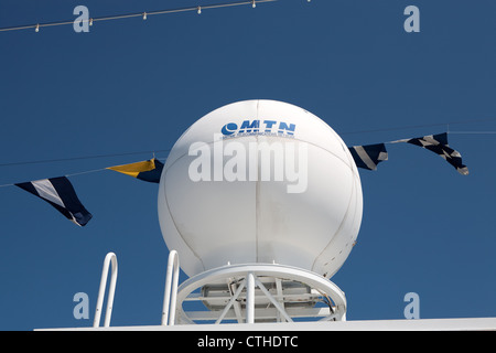 Holland America Line MS Oosterdam ships Radar Stock Photo