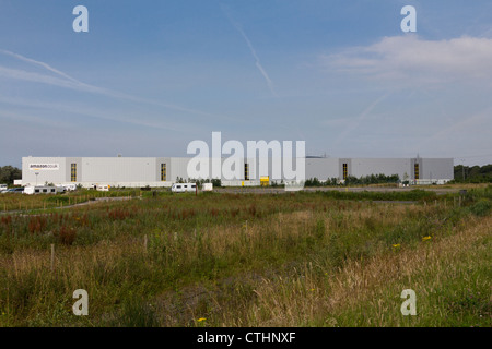 The vast Amazon UK distribution centre at Swansea Stock Photo