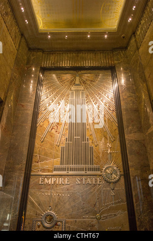 The Empire State Building lobby, Empire State Building, Midtown, New ...