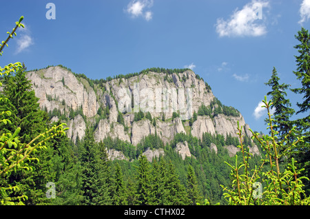 Rocky mountain landscape in Romania (Ceahlau mountain) Stock Photo