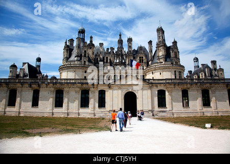 Chateau de Chambord is one of the most impressive chateaus in the Loire Valley of France
