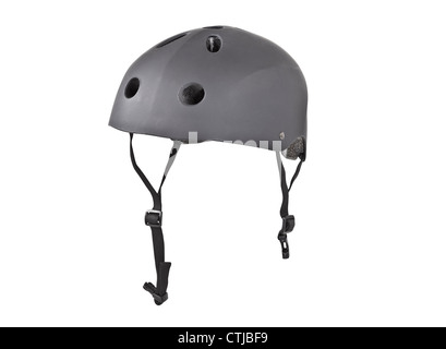 Tough skater crash helmet isolated with clipping path. Stock Photo