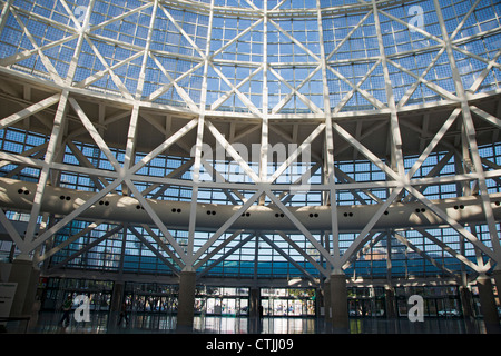 Los Angeles, California - The lobby of the Los Angeles Convention Center. Stock Photo