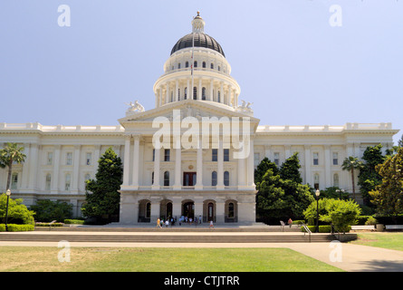 State Capitol Building, Sacramento California USA (yes, it's spelled with an 'o') This is a high resolution image. Stock Photo