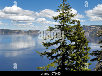 Crater Lake National Park, Oregon USA. This is a high resolution image. Stock Photo