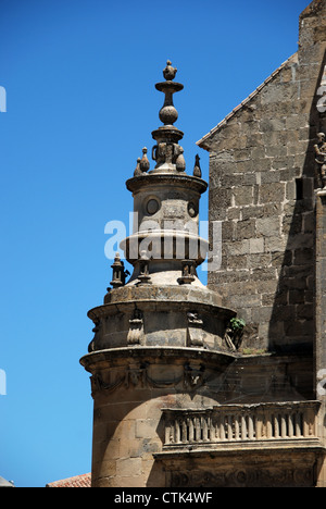 Ornamental detail on the The Sacred Chapel of El Salvador (Capilla del Salvador) in the Plaza de Vazquez de Molina, Ubeda, Spain Stock Photo