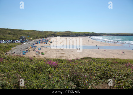 Coastal path at Whitesands beach near Ramsey island in Pembrokeshire Wales UK 120852 Whitesands