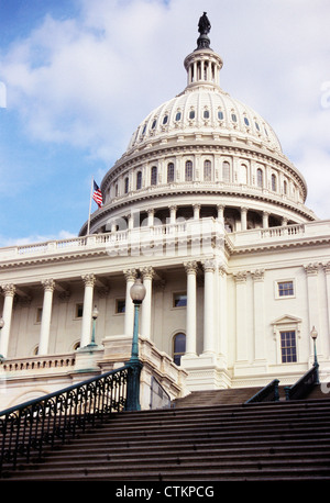 The US Capitol building in Washington DC. Stock Photo