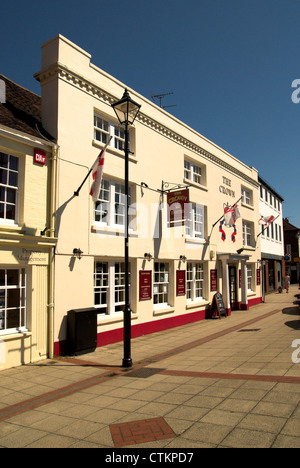 The Crown Hotel, Emsworth, West Sussex. Stock Photo